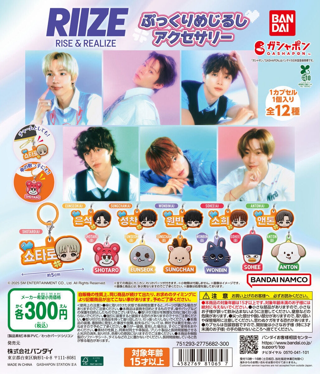 予約・購入】RIIZE ぷっくりめじるしアクセサリー /設置場所