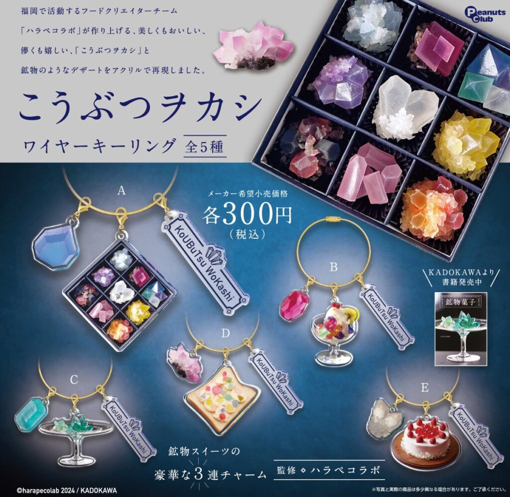 こうぶつヲカシ ワイヤーキーリング（再販）