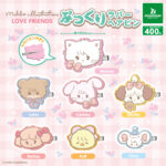 mikko illustrations LOVE FRIENDS ぷっくりラバーヘアピン