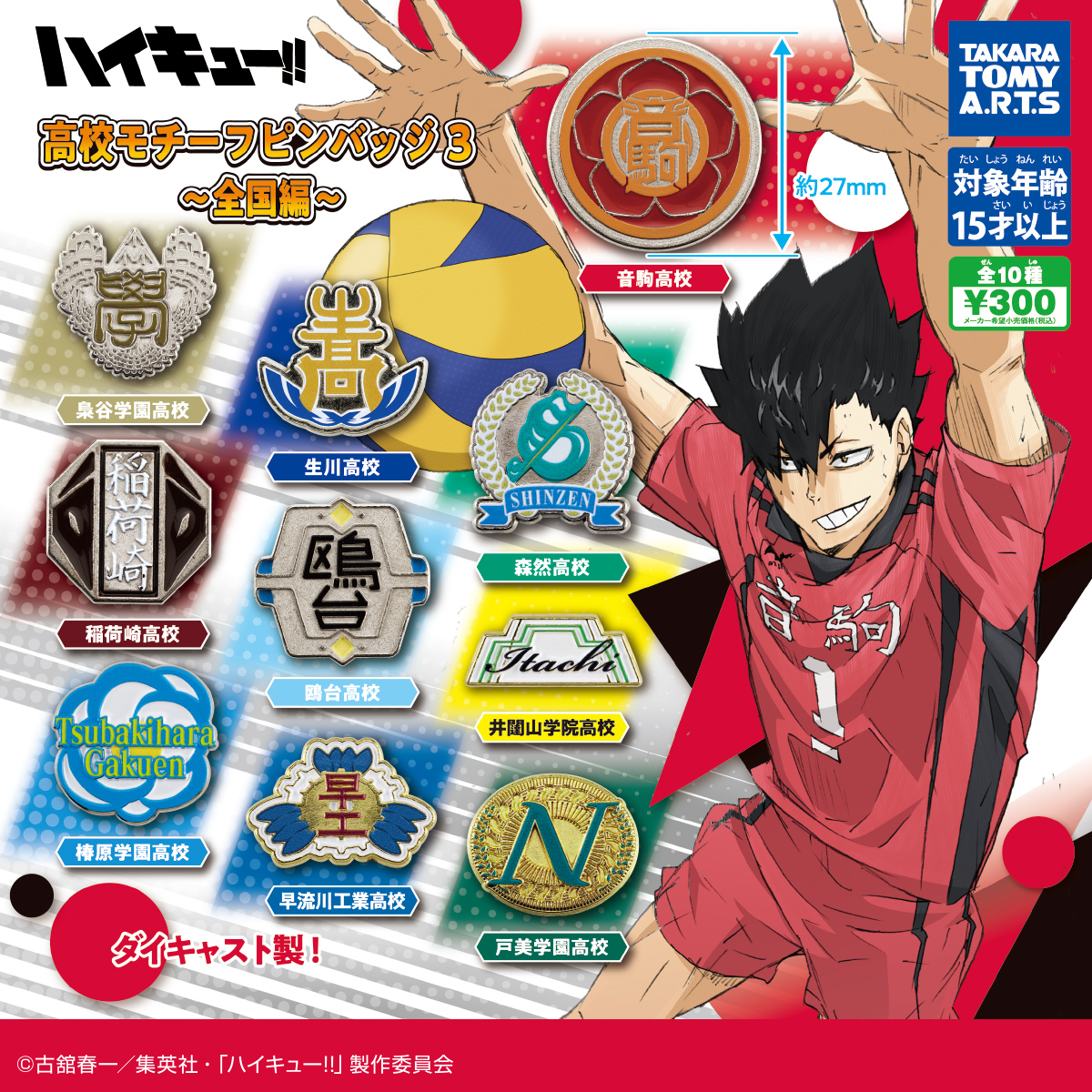 ハイキュー　ピンバッジ　プレゼントキャンペーン　ファミリーマート　当選A賞　レア ハイキュー ピンバッジ プレゼントキャンペーン ファミリーマート 当選