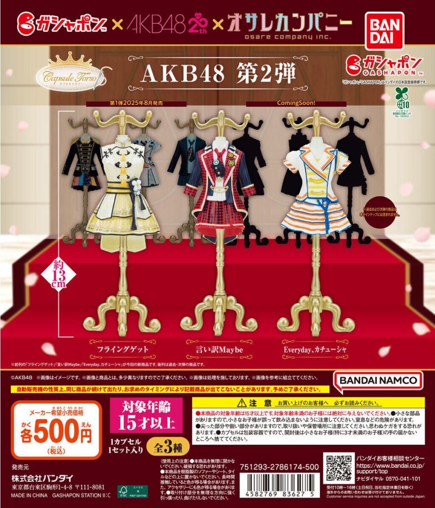 Capsule トルソー AKB48 第2弾
