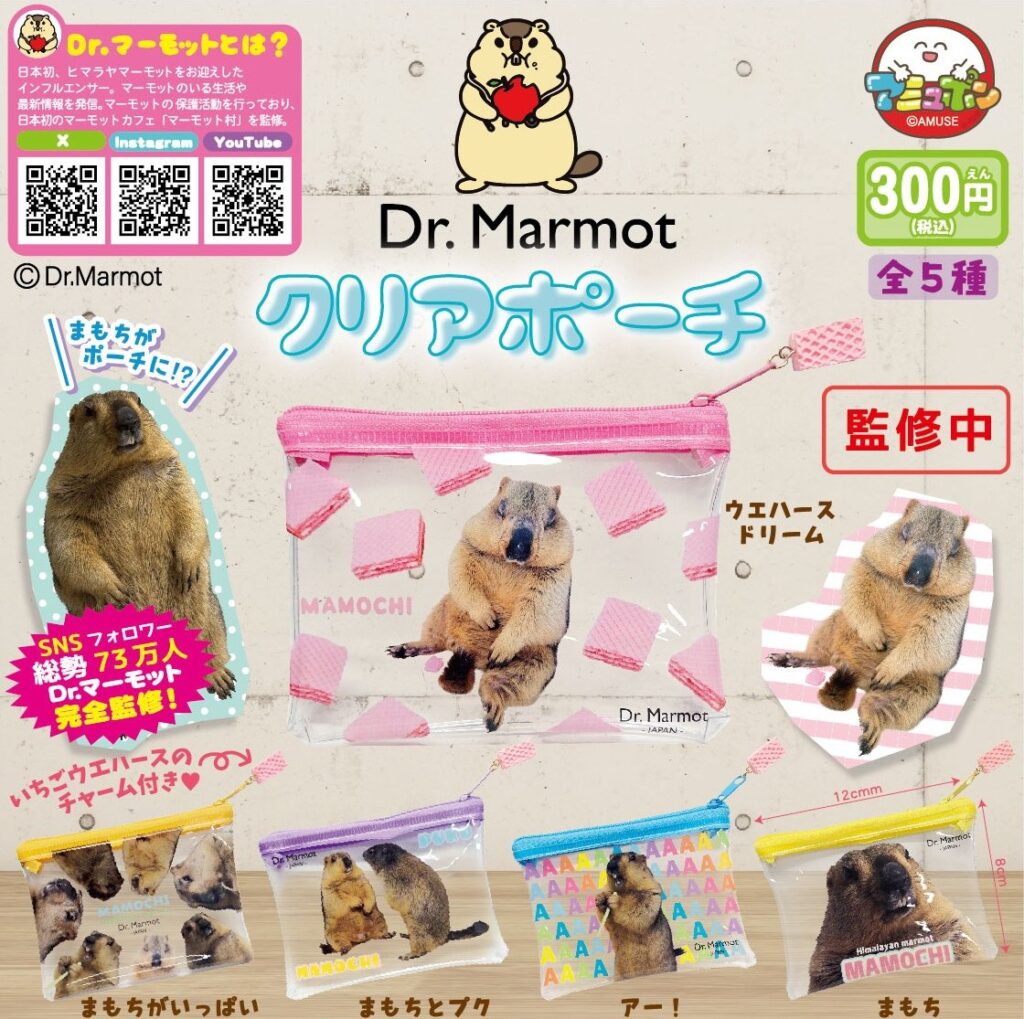 Dr.マーモット クリアポーチ