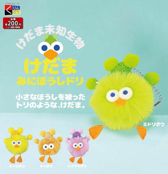 けだま未知生物 けだまみにぼうしドリ