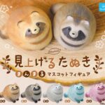見上げるたぬき まんまるマスコットフィギュア