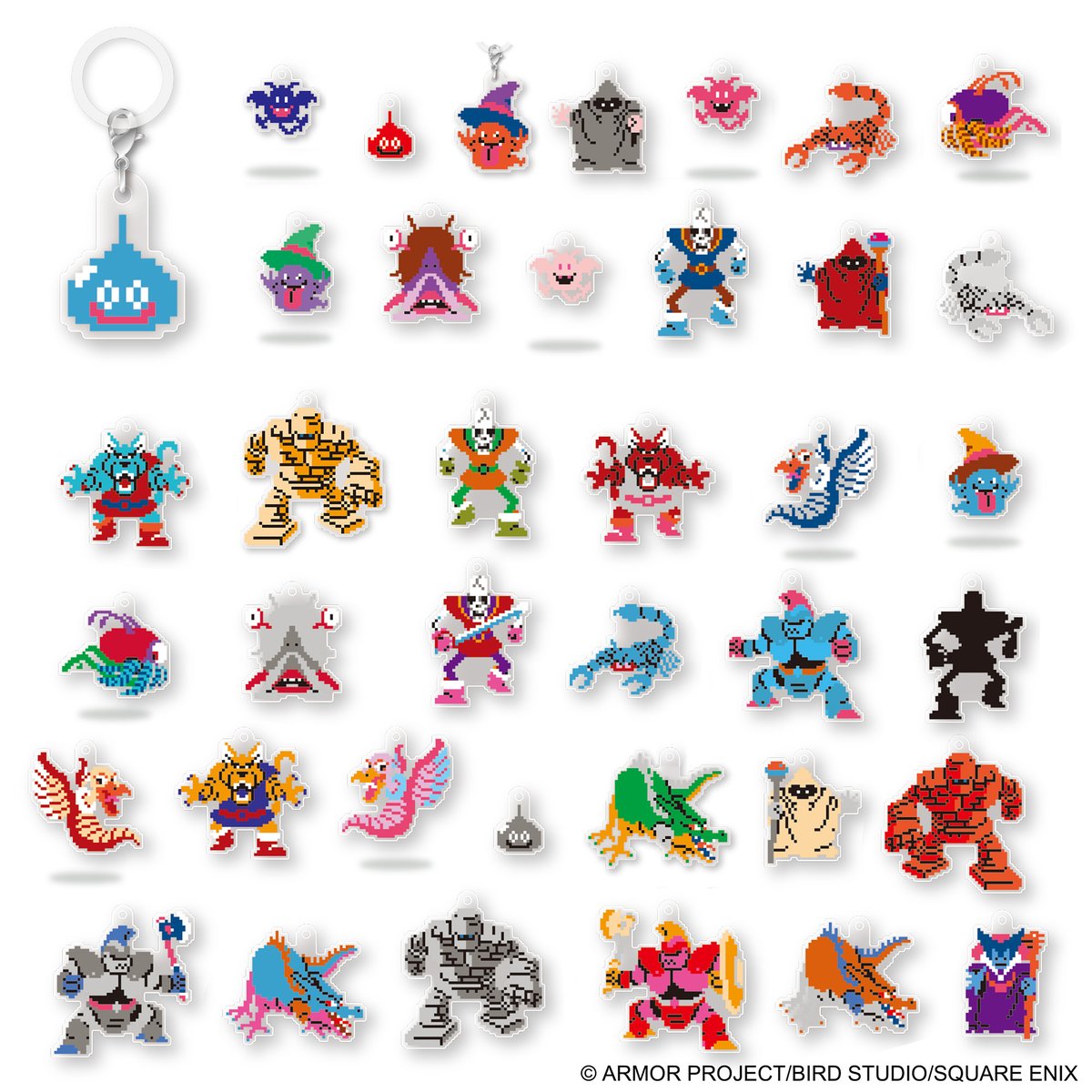 予約・購入】ドラゴンクエスト めじるしチャーム ドットモンスター Vol