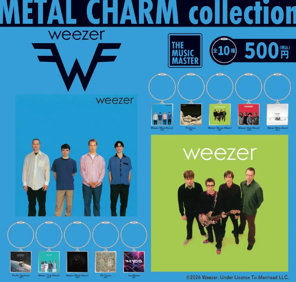 WEEZER メタルチャームコレクション
