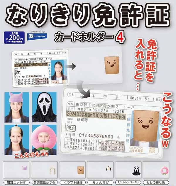 なりきり免許証カードホルダー4
