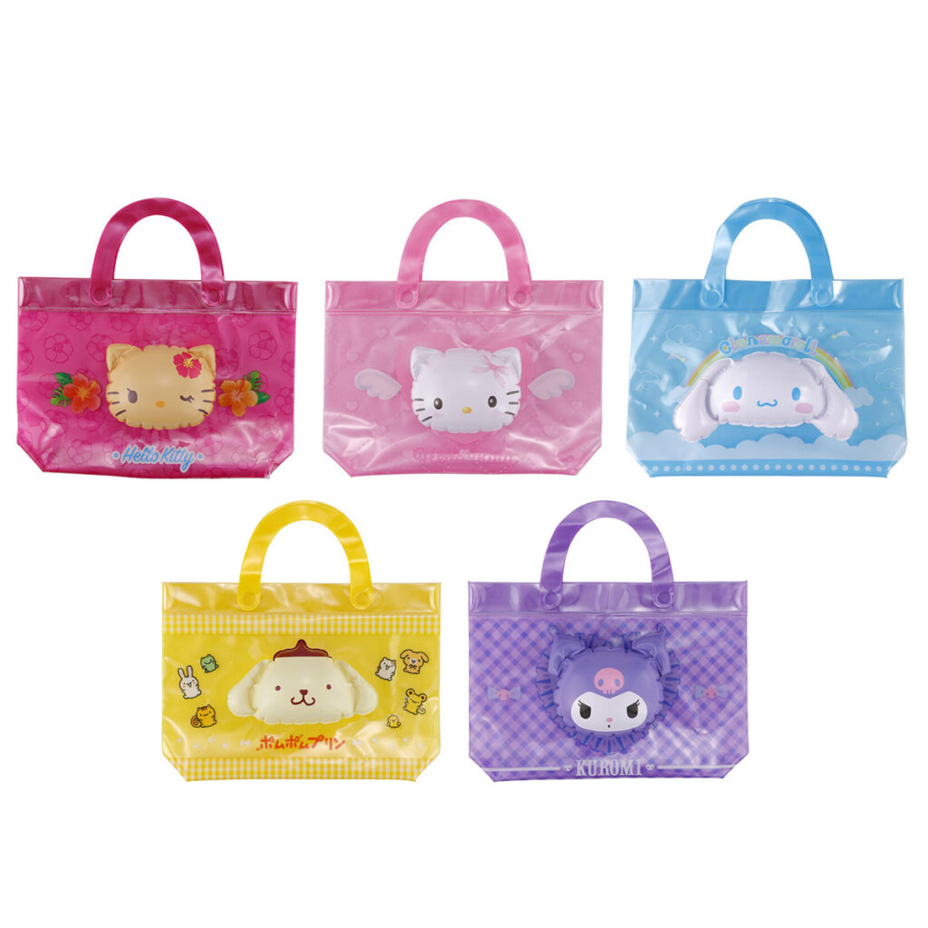 サンリオキャラクターズ ぷっくりクリアバッグ