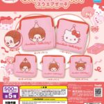 モンチッチ×ハローキティ スクエアポーチ