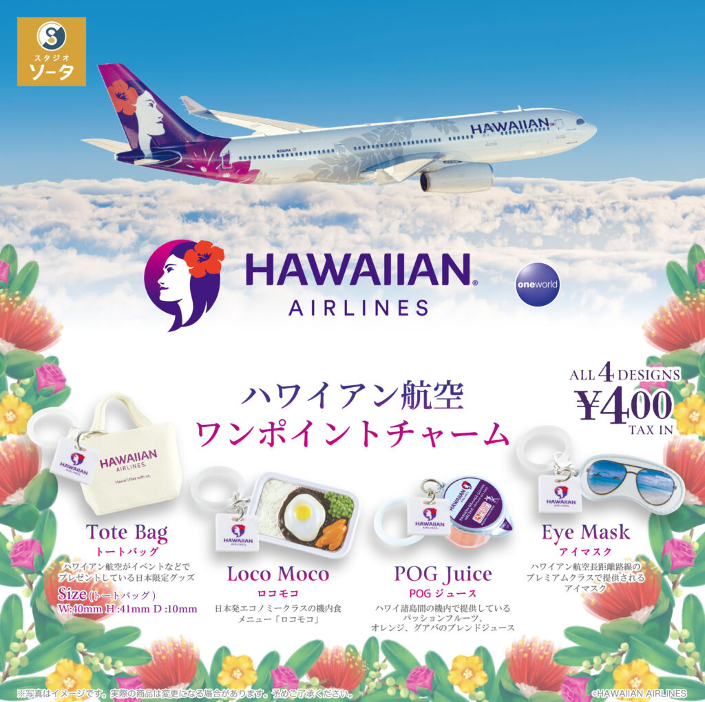 ハワイアン航空 ワンポイントチャーム