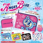 エンジェルブルー レザー風ミニウォレット